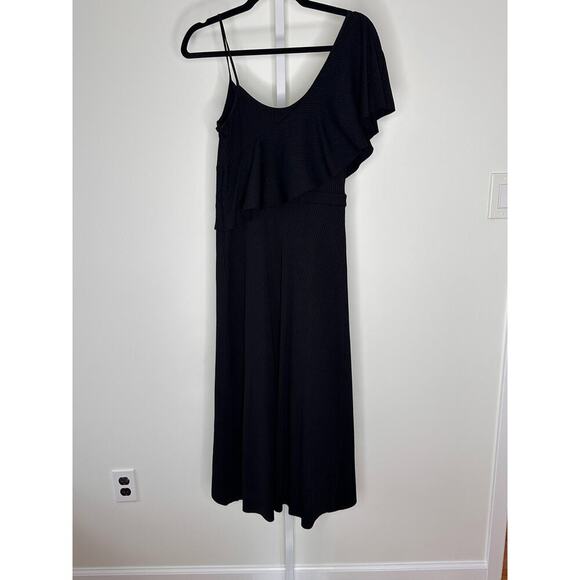 NEW Club Monaco Emmerillo Dress Black Midi Size 2 - Picture 5 of 7